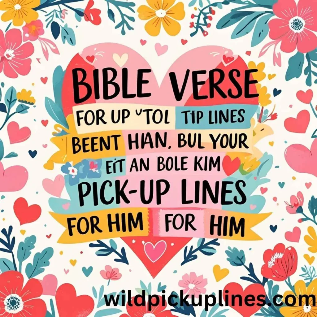 Bible Verse Pick Up Lines for Him