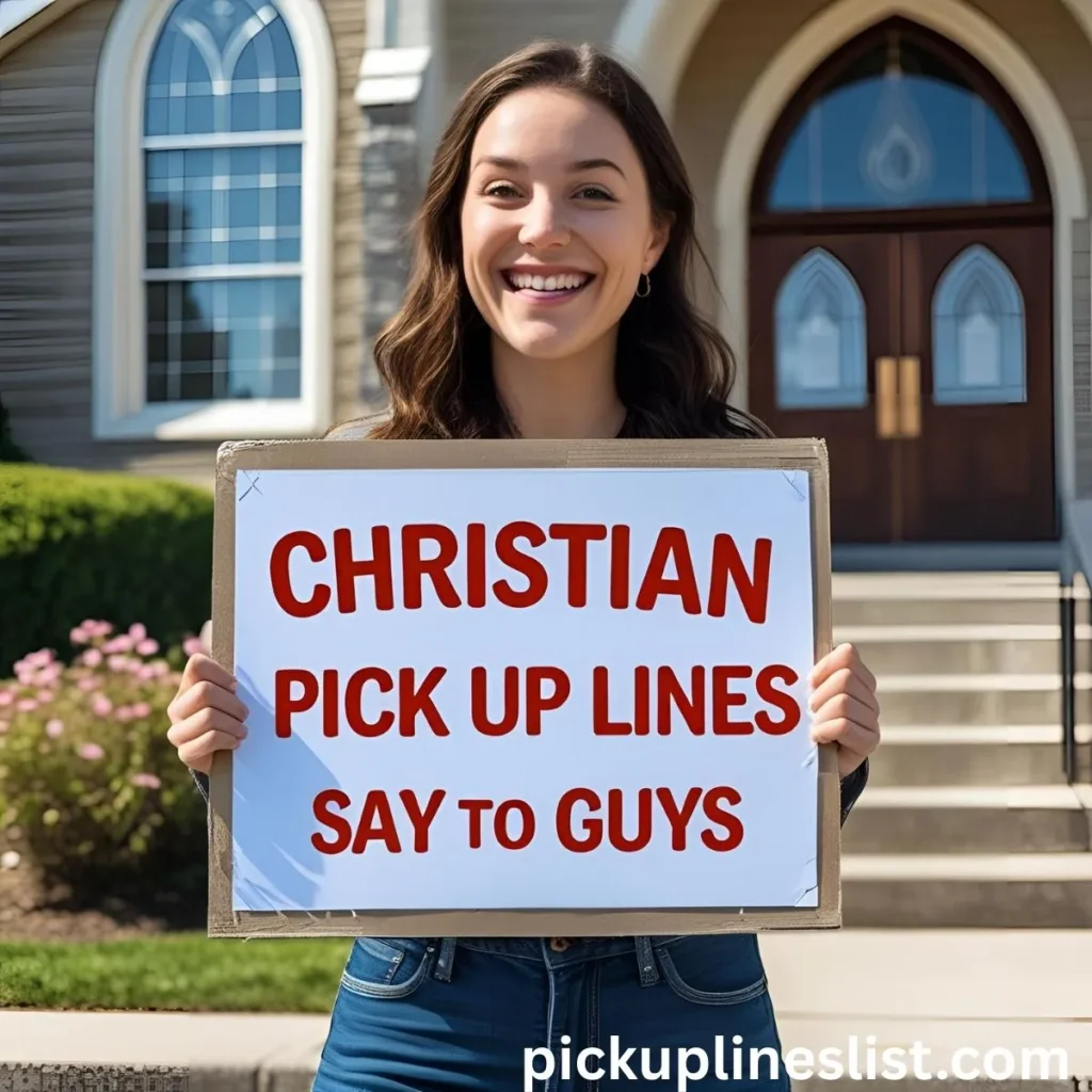 Christian pick up lines to say to guys