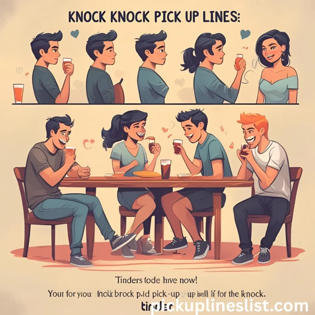 Knock knock pick up lines tinder