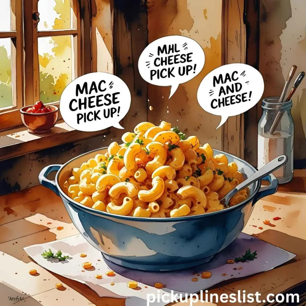 Mac and Cheese Pick Up Lines