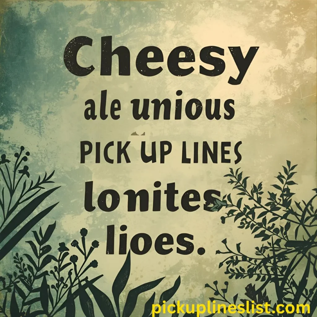 Cheesy Religious Pick Up Lines