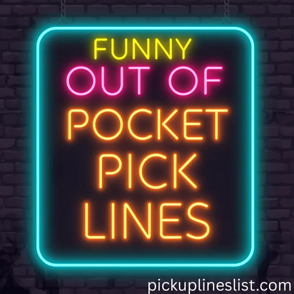Funny Out Of Pocket Pick Up Lines
