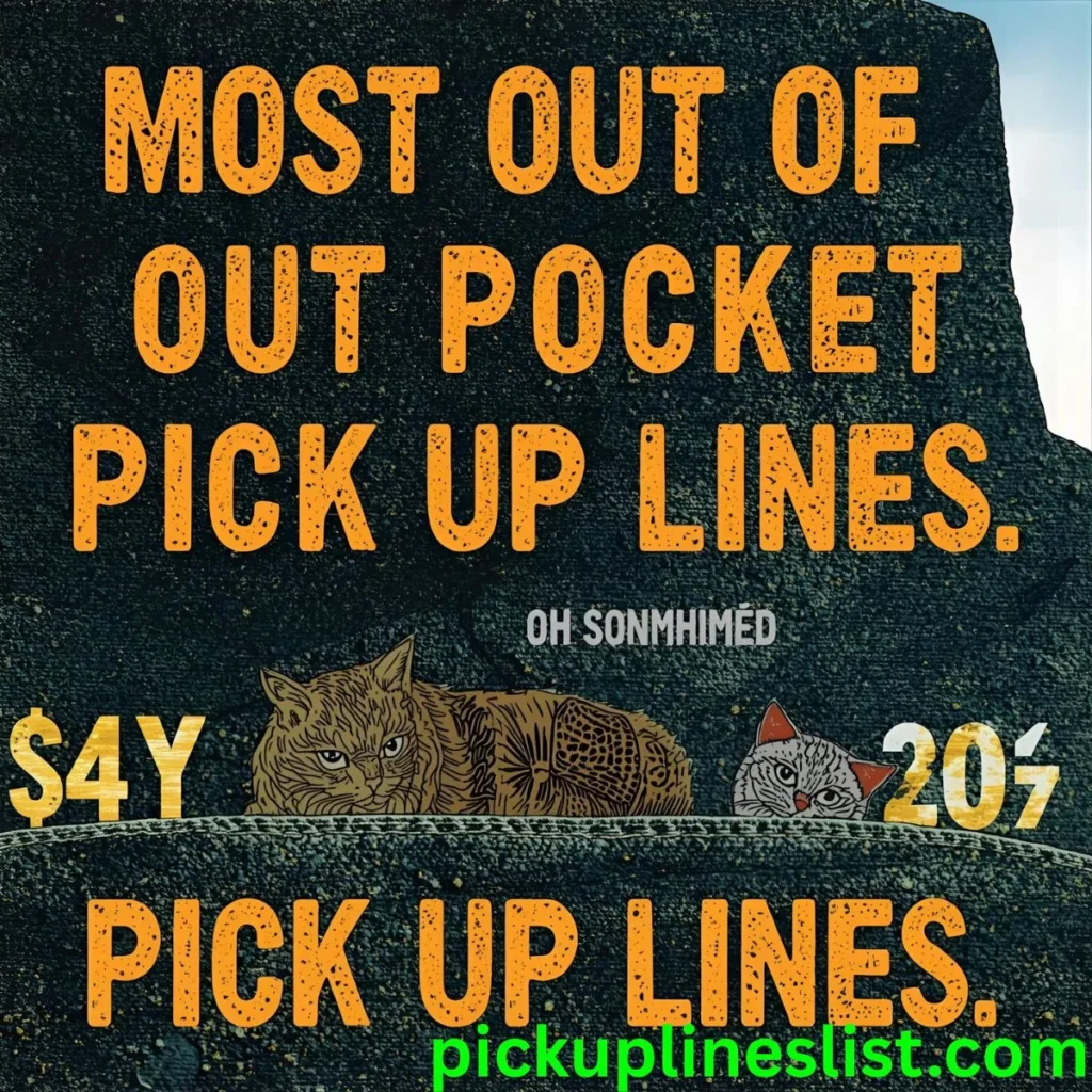 Most Out Of Pocket Pick Up Lines