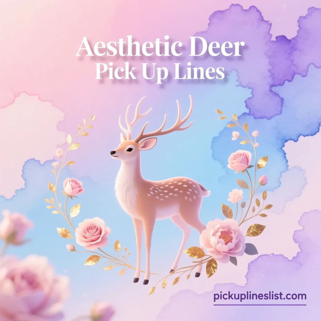 Aesthetic Deer Pick Up Lines