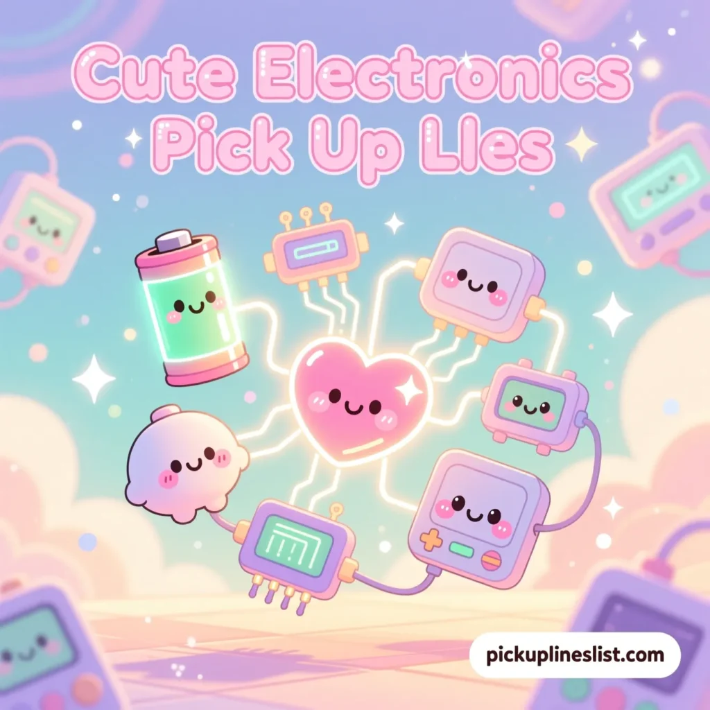 Cute Electronics Pick Up Lines