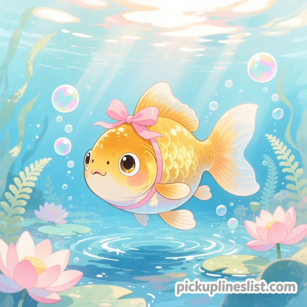 Cute Goldfish Pickup Lines