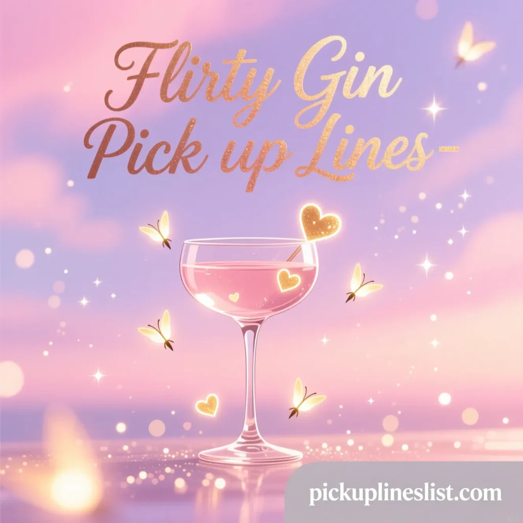 Flirty Gin Pick Up Lines