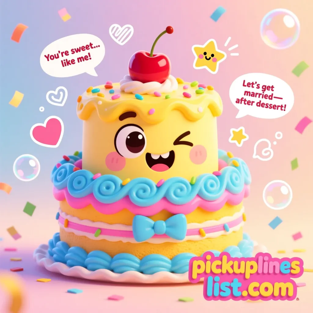 Funny Cake Pick Up Lines