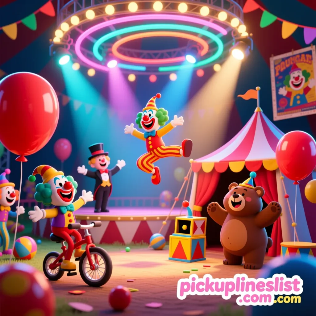 Funny Circus Pick Up Lines