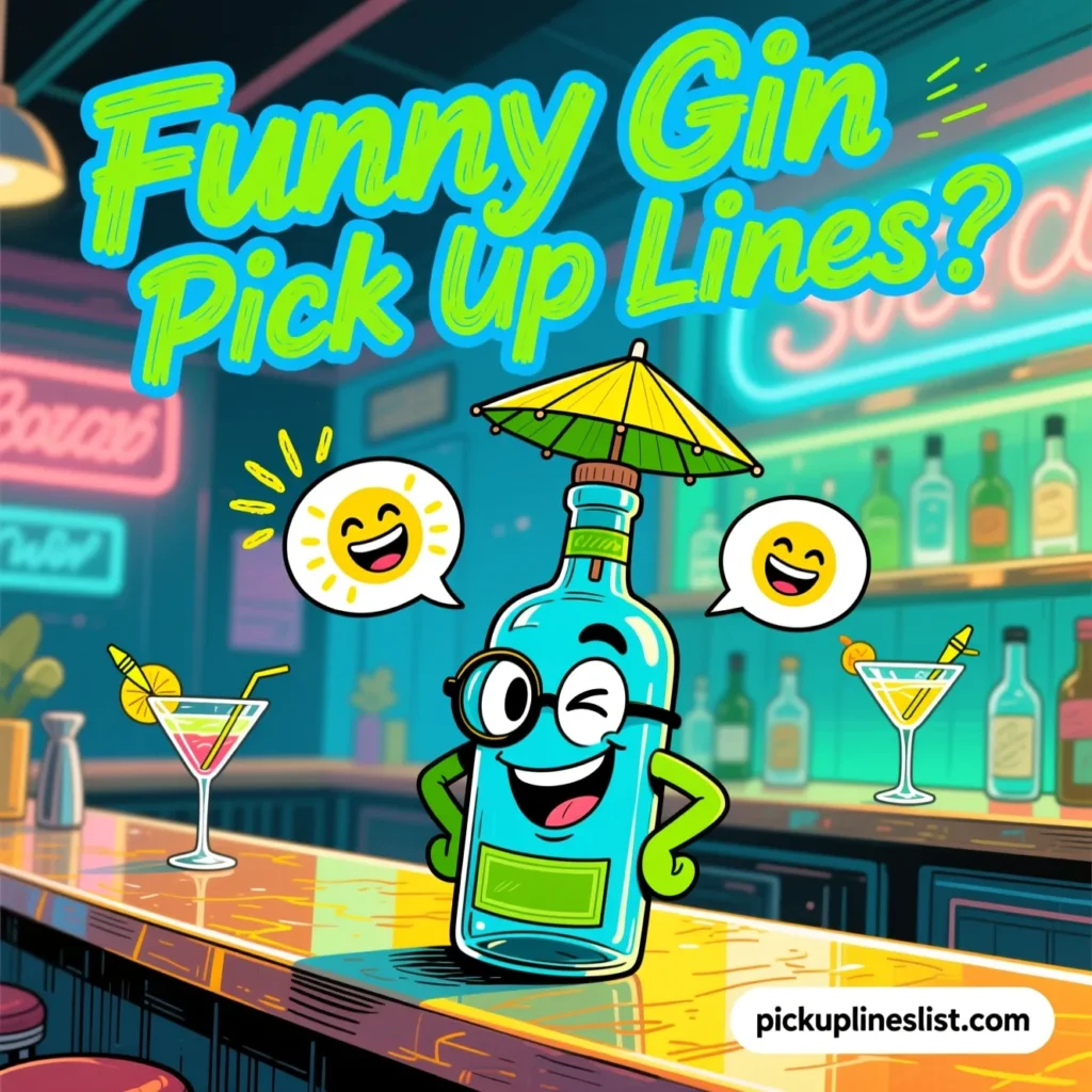 Funny Gin Pick Up Lines