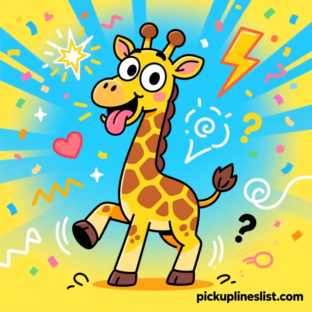 Funny Giraffe Pick up Lines