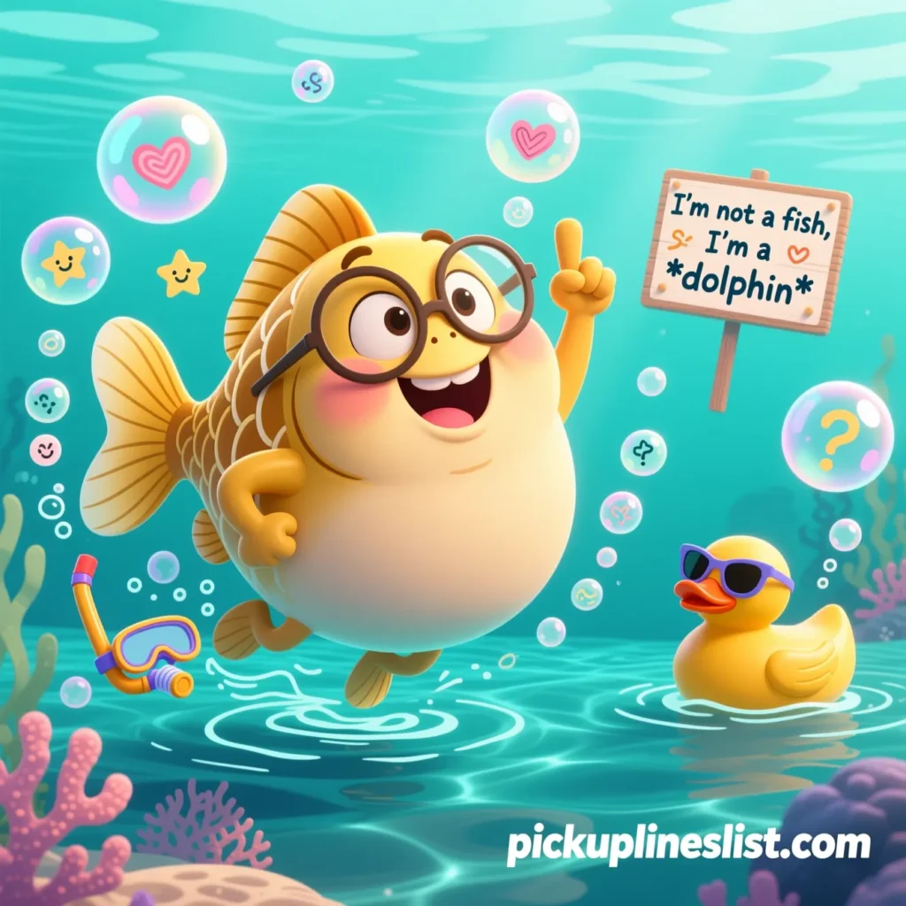 Funny Goldfish Pickup Lines