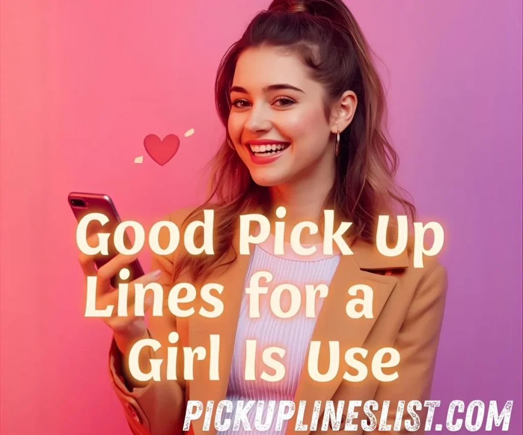 Good Pick Up Lines for a Girl to Use
