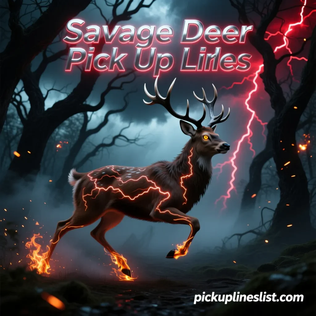 Savage Deer Pick Up Lines