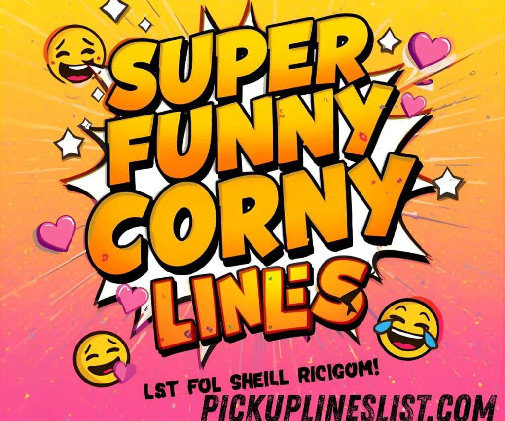 Super Funny Corny Pick Up Lines