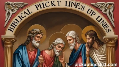 Biblical Pick Up Lines