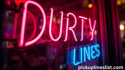 Durty Pick Up Lines