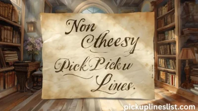 Non Cheesy Pick Up Lines
