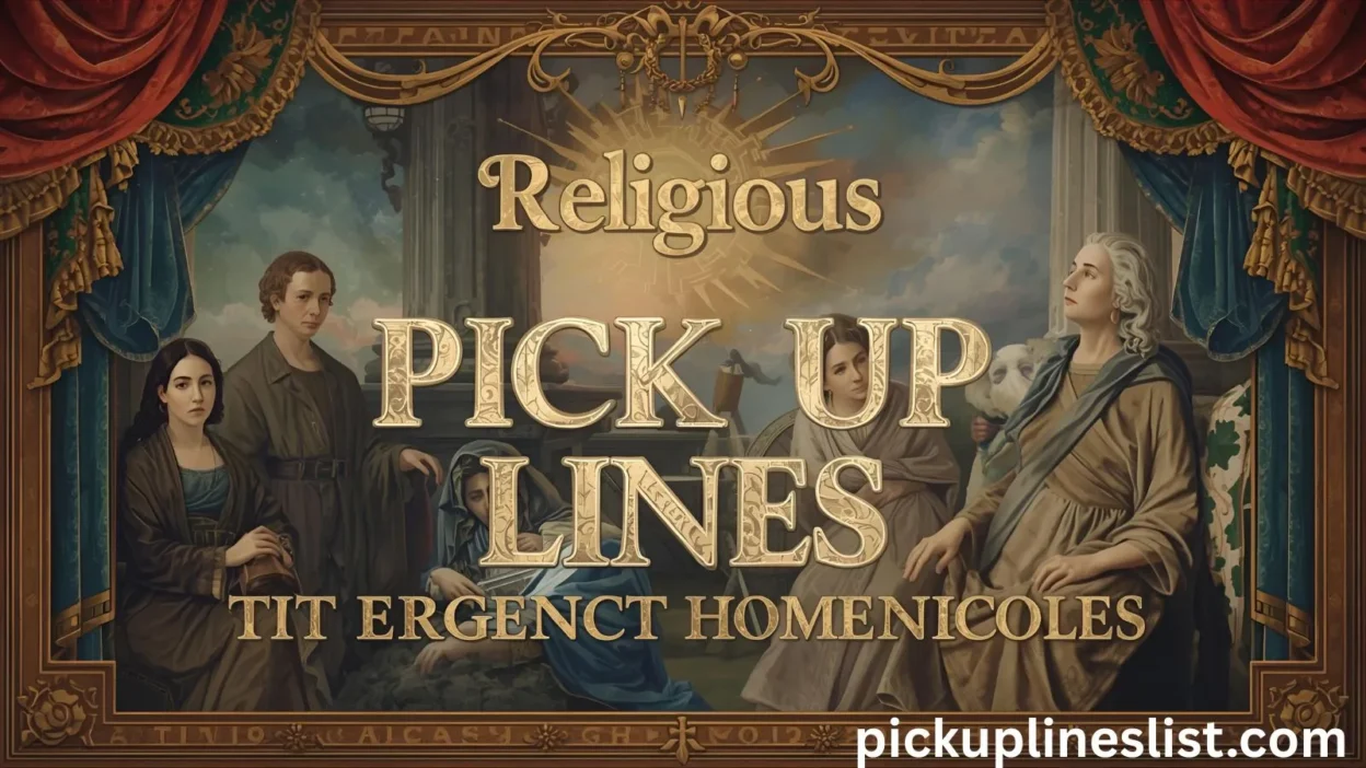 Religious Pick Up Lines