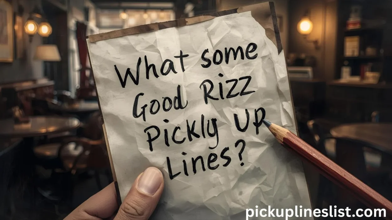 What Are Some Good Rizz Pick Up Lines