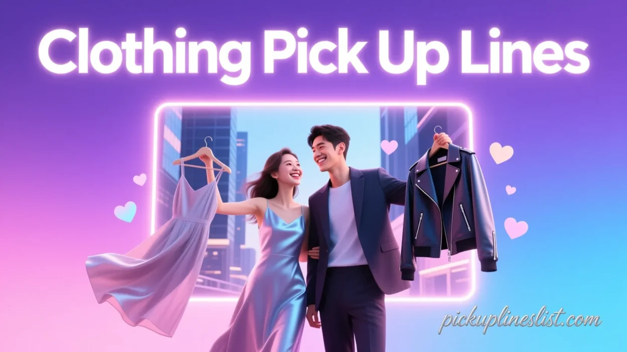 Clothing Pick Up Lines