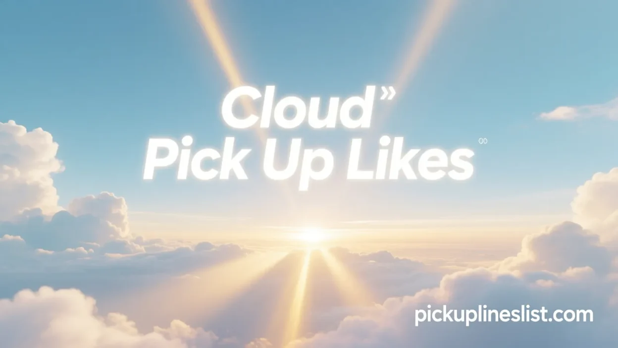 Cloud Pick Up Lines