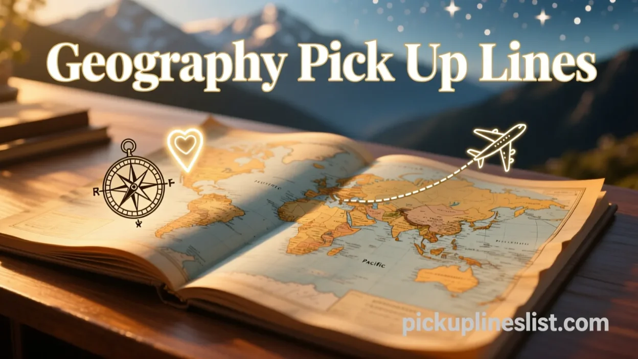 Geography Pick Up Lines