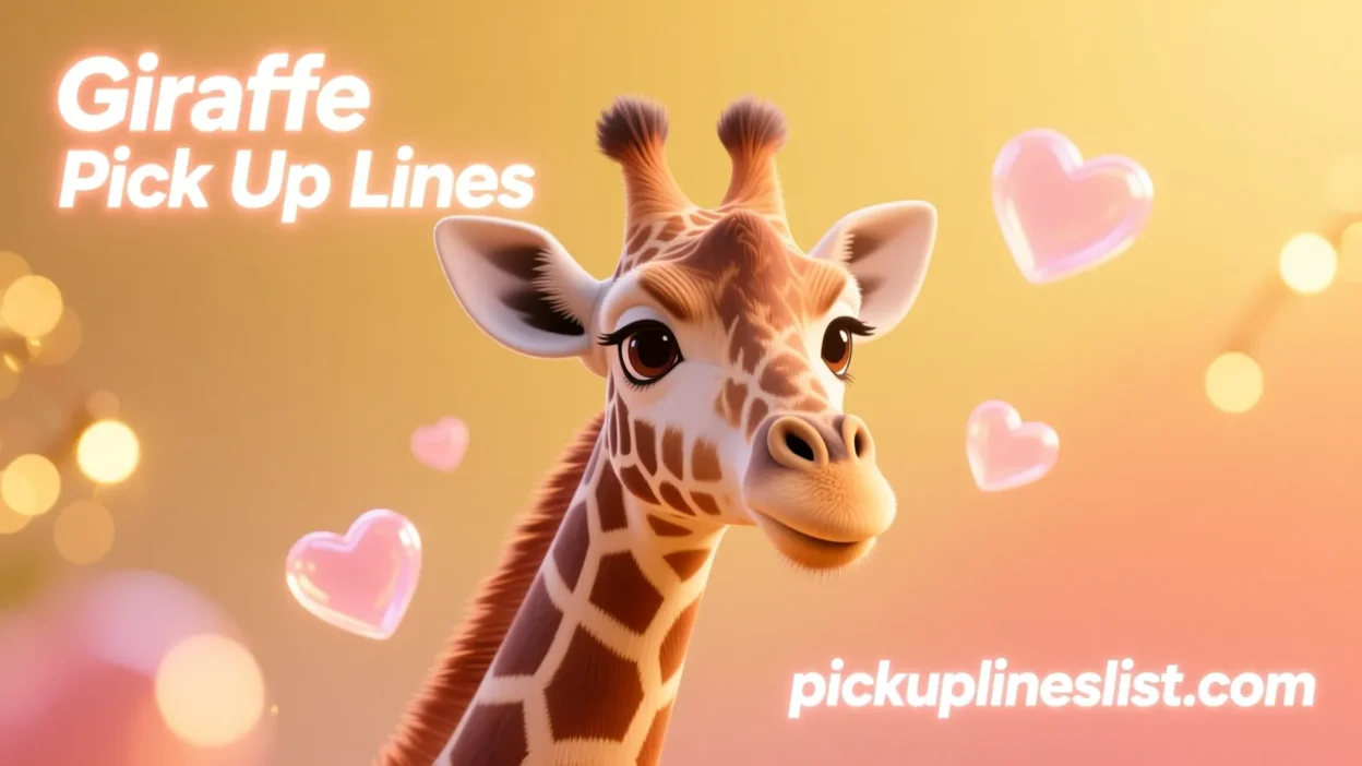 Giraffe Pick up Lines