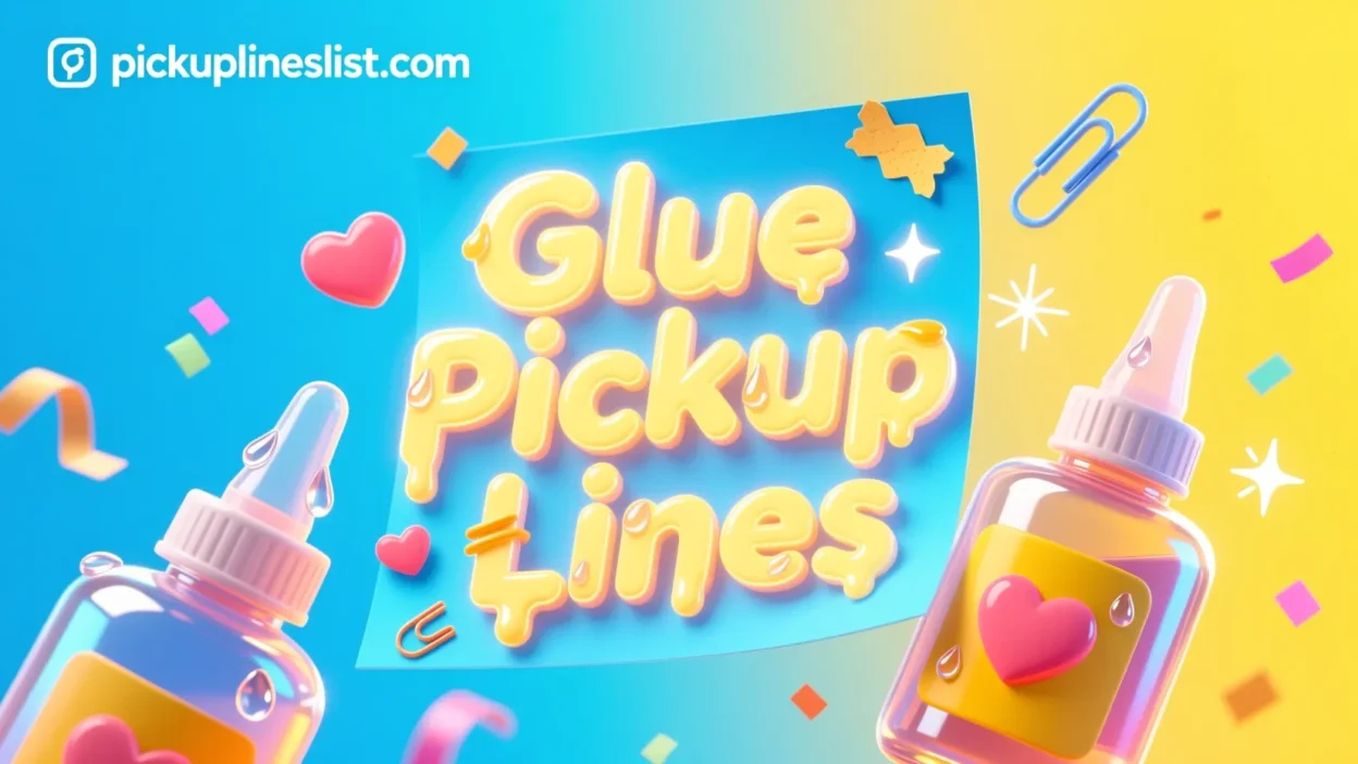 Glue Pickup Lines