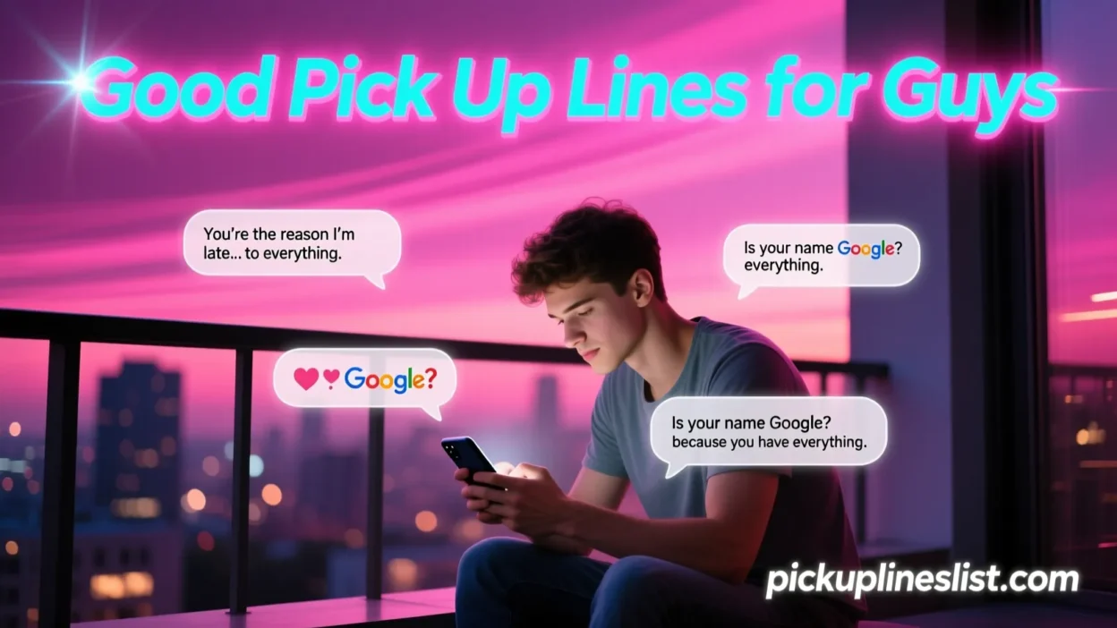 Good Pick Up Lines for Guys