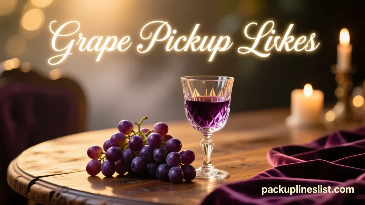 Grape Pickup Lines