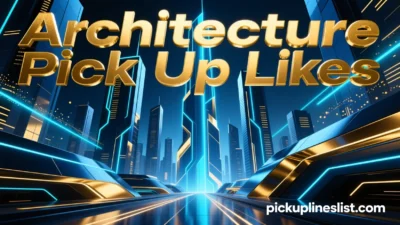 Architecture Pick Up Lines