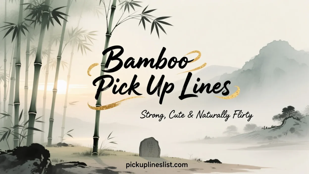 Bamboo Pick Up Lines
