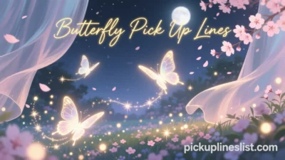 Butterfly Pick Up Lines