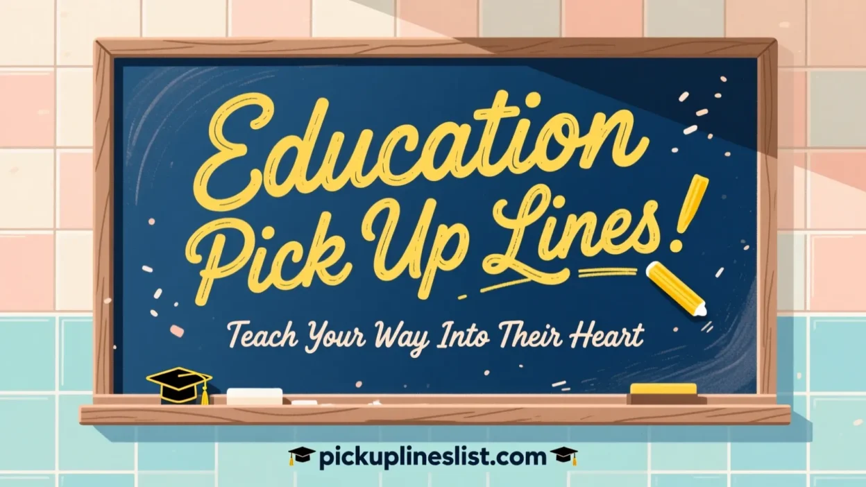 Education Pick up Lines