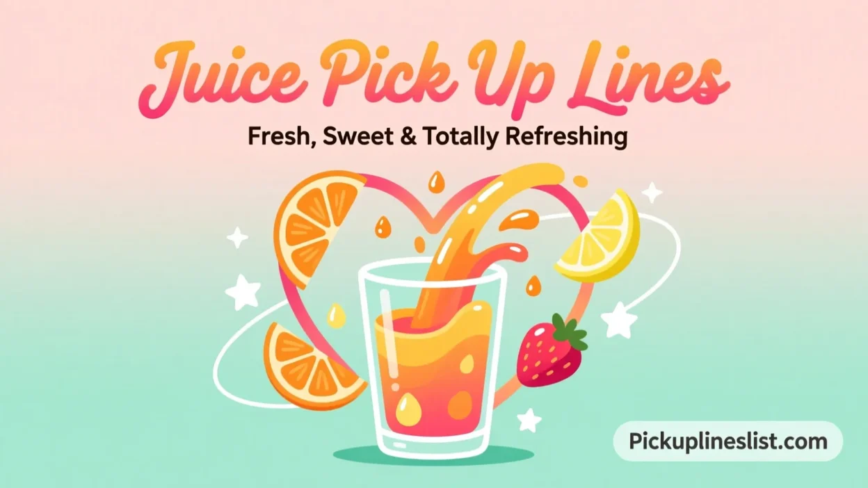Juice Pick up Lines