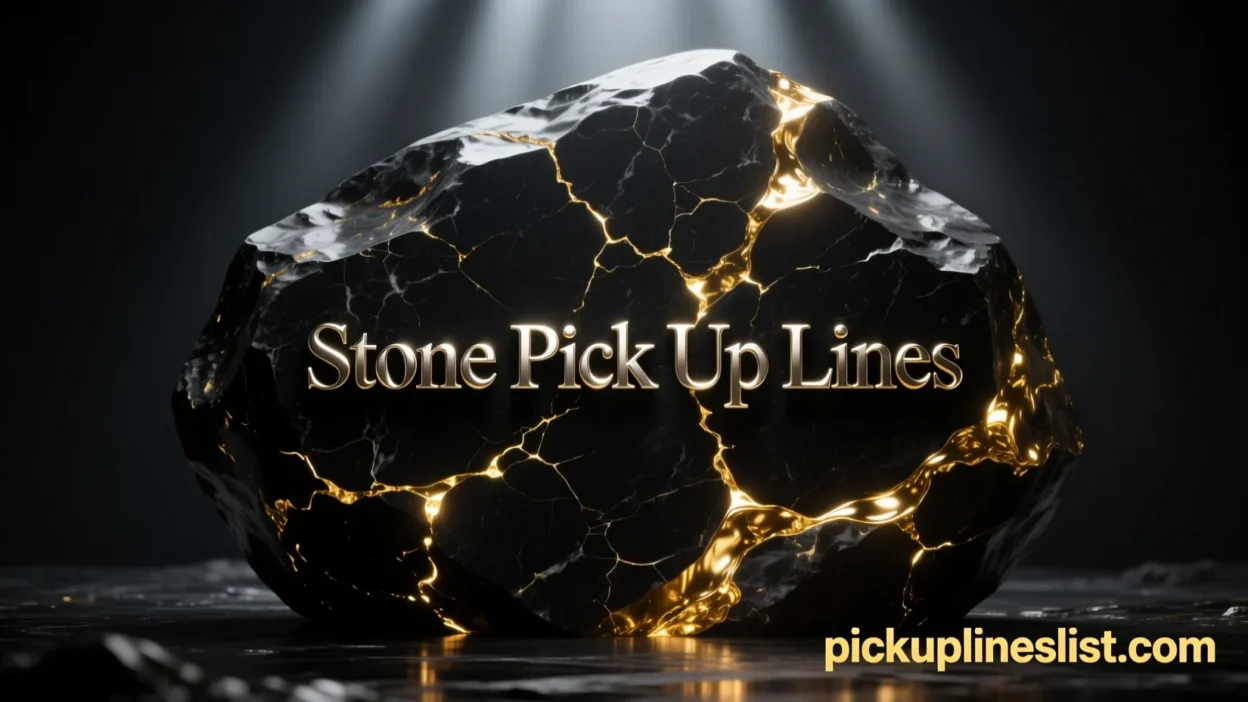 Stone Pick up Lines