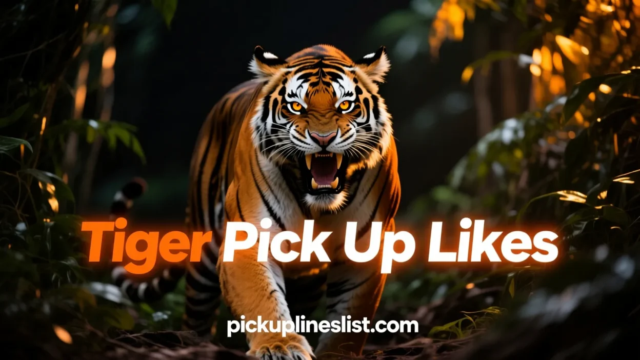 Tiger Pick up Lines