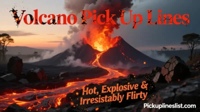 Volcano Pick up Lines