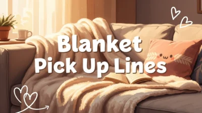 Blanket Pick up Lines