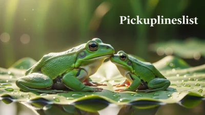 Frog Pick up Lines