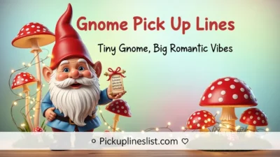 Gnome Pick up Lines