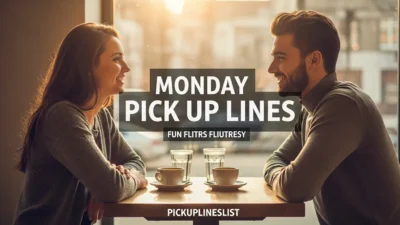 Monday Pick Up Lines