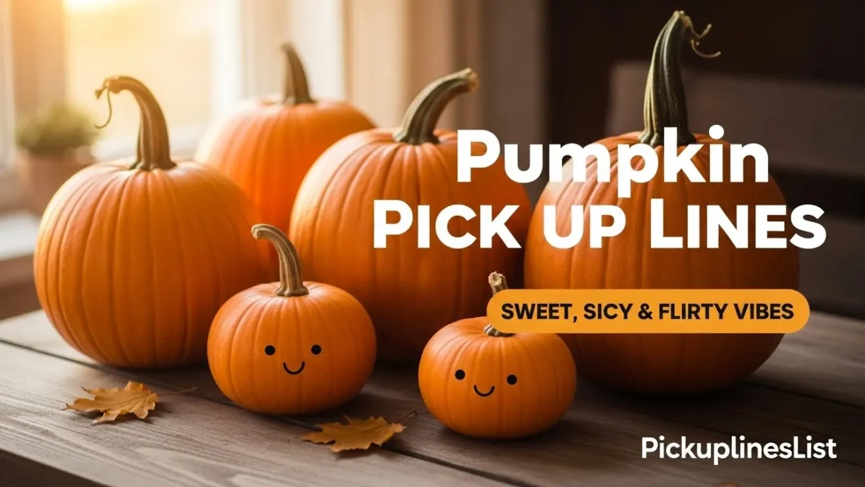 Pumpkin Pick Up Lines