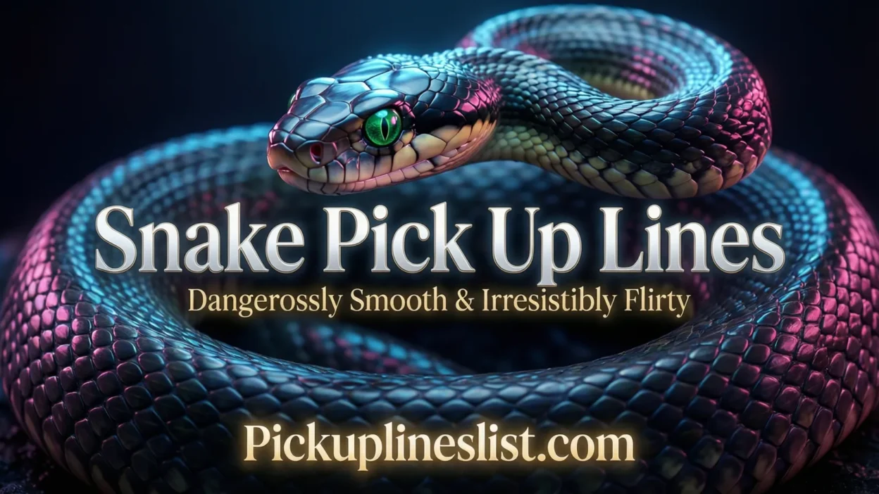 Snake Pick up Lines