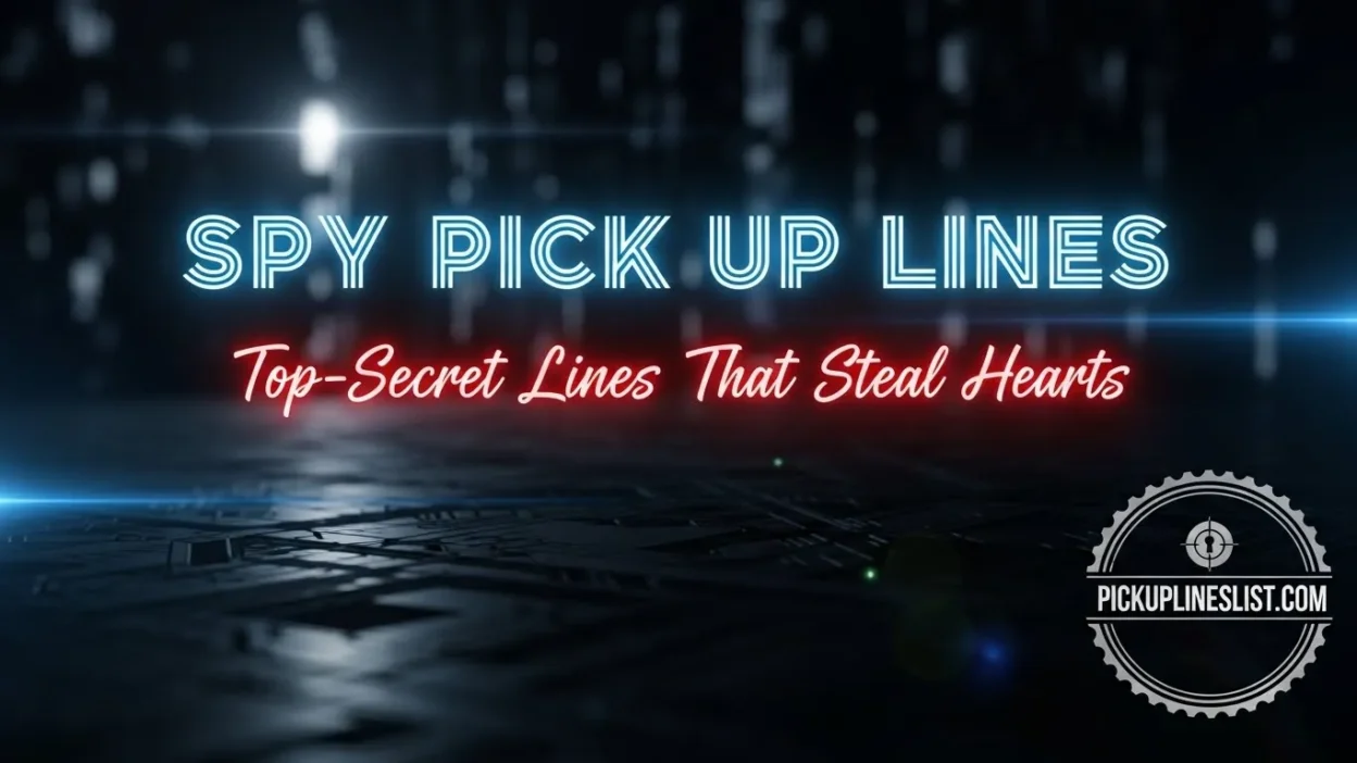 Spy Pick up Lines