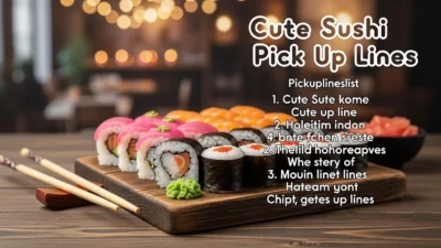 Sushi Pick up Lines